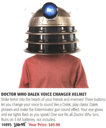 Dalek Voice Changer Helmet
