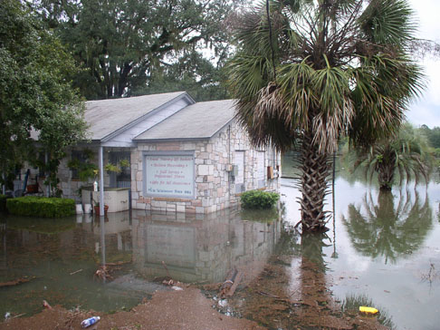 Lake Ella flooding due to Tropical Storm Fay