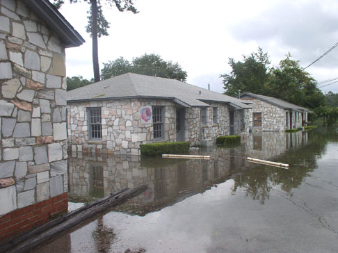 Lake Ella flooding due to Tropical Storm Fay