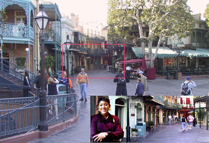 Disneyland's New Orleans Square: Highlighted Portion vs. Kimberly Williamson Butler Campaign Website picture