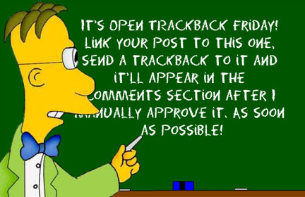 Open Trackback Friday