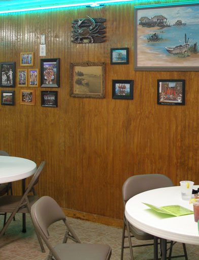 Posey's Up The Creek Seafood Steam Room and Oyster Bar on U.S. Highway 98 in Panacea, Florida