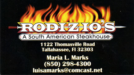 Rodizio's In Tallahassee, Florida